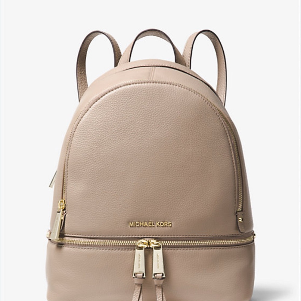 Michael Kors Tan Backpack